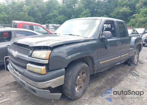 2004 Chevrolet Silverado 1500 Z71 из США, поврежденный, VIN 1GCEK19T04Z267336